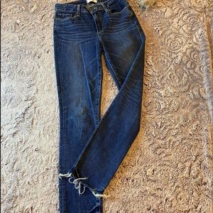 PAIGE Hoxton Ankle Peg Skinny Jeans